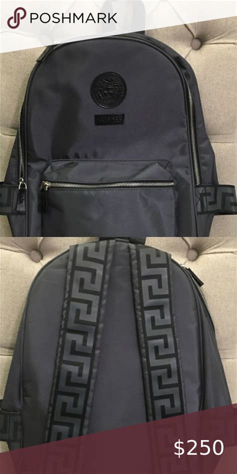 fake designer backpacks versace|versace authentication check.